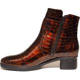 Hartjes - Bruine Leren Laars - Leer - Met Rits - G-Breedte