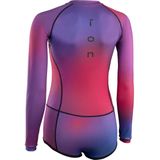 Ion Bottoms Dames Lange Mouwen Half-zip Rashguard Paars,Roze L Vrouw