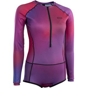 Ion Bottoms Dames Lange Mouwen Half-zip Rashguard Paars,Roze L Vrouw