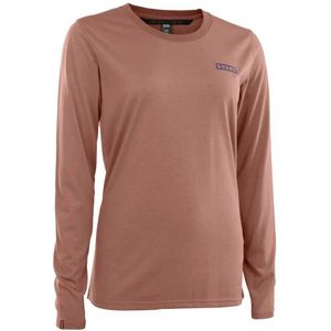 Ion - S_logo Dr Langarm - T-shirt - Bruin