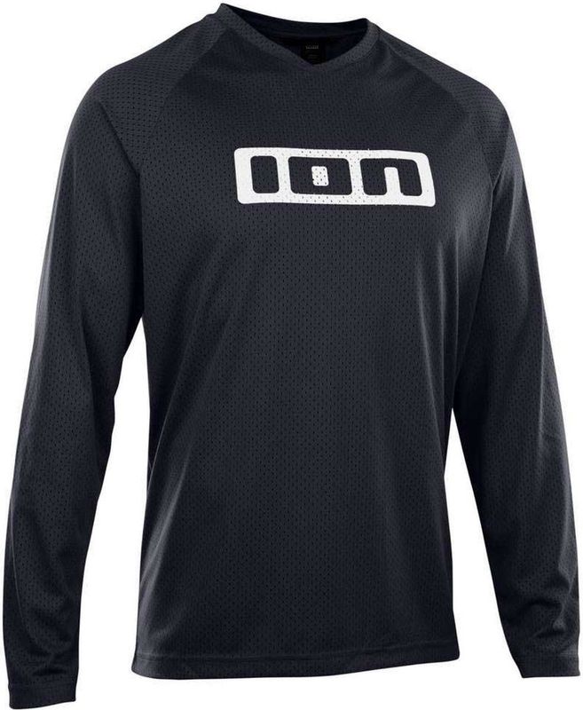 unisex ion logo long sleeve jersey black