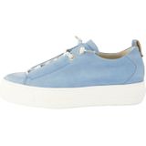 Paul Green Lage Sneakers - Blauw - Leer - Plat