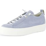 Paul Green Lage Sneakers - Blauw - Leer - Plat