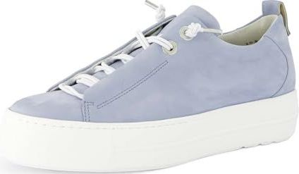 Paul Green Lage Sneakers - Blauw - Leer - Plat