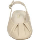 Paul Green - 6142 - Pumps - Wit/beige - Glad Leer - Rubber Zool