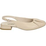 Paul Green - 6142 - Pumps - Wit/beige - Glad Leer - Rubber Zool