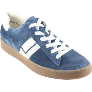 Paul Green - 5464 - Lage Sneakers - Blauw - Suède - Rubber Zool