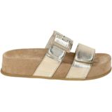 Muiltjes - Effen - Imitatieleer - Anatomisch Gevormd Voetbed - Klittenbandsluiting