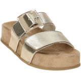 Muiltjes - Effen - Imitatieleer - Anatomisch Gevormd Voetbed - Klittenbandsluiting