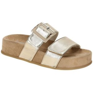 Muiltjes - Effen - Imitatieleer - Anatomisch Gevormd Voetbed - Klittenbandsluiting