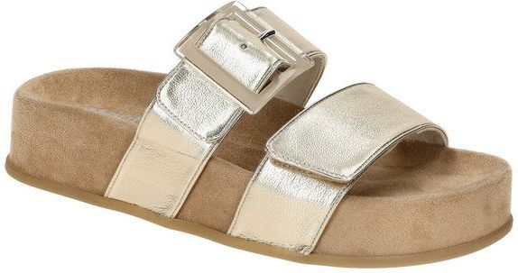 Muiltjes - Effen - Imitatieleer - Anatomisch Gevormd Voetbed - Klittenbandsluiting