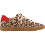 Sneakers - Dierenprint - Leer - Glad Leer en Suède