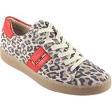 Sneakers - Dierenprint - Leer - Glad Leer en Suède