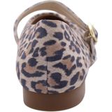 Paul Green - Ballerina's - Panterprint - Bruin - Suède