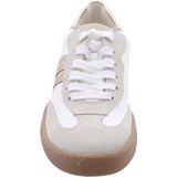 Paul Green - 5437 - Veterschoenen - Beige Suède/Wit Leer/Goud Metallicleer