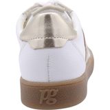 Paul Green - 5437 - Veterschoenen - Beige Suède/Wit Leer/Goud Metallicleer