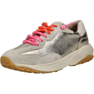 Paul Green - Sneakers Laag - Taupe - Pink - Rood - Zilver - Leer