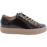 Paul Green Sneakers laag  donkerbruin