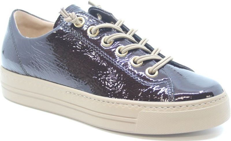 Paul Green Sneakers laag  donkerbruin