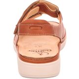 Ganter 200181 GINA - Platte sandalenDames SandalenPopulaire damesschoenen - Kleur: Cognac - Maat: 39