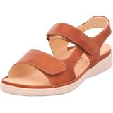 Ganter 200181 GINA - Platte sandalenDames SandalenPopulaire damesschoenen - Kleur: Cognac - Maat: 39