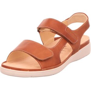 Ganter - 200181 GINA - Dames Sandalen - Cognac - Glad Leer