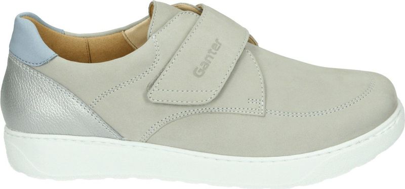 Ganter - 204232 Kelly - Casual Schoenen - Lichtgrijs - Nubuck Leer