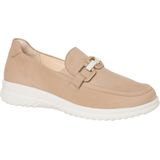 Ganter Heike - Dames Moccasin - Beige - Nubuck - Breedte H