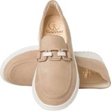 Ganter Heike - Dames Moccasin - Beige - Nubuck - Breedte H