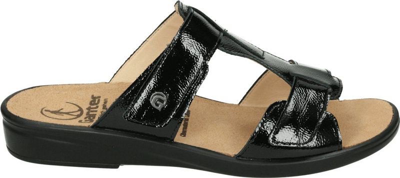 Ganter - 202844 SONNICA - Dames slippers - Kleur: Zwart - Maat: 37