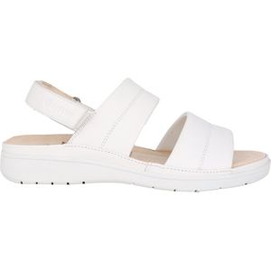 Ganter Evi - Dames Sandaal - Wit - Kurken Voetbed - Leren Voering