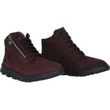 Ganter - Haylie - Dames Laars - Groen - Nubuckleer - Veterlaars Met Ritssluiting