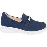 Ganter - Heike - Dames Instapper - Blauw - Nubuck