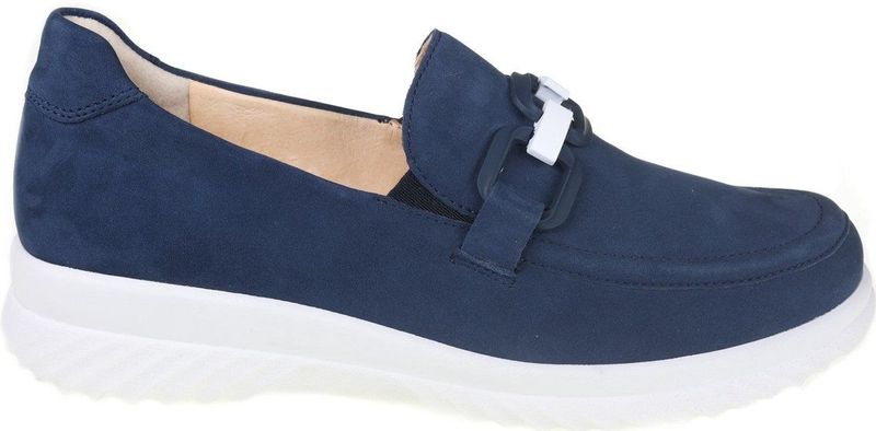 Ganter - Heike - Dames Instapper - Blauw - Nubuck