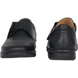 EXTRA WIDE - Herenschoen - Zwart - Uitneembaar Voetbed - Zachte Vulling