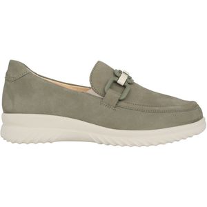 Ganter Heike - Dames Moccasin - Groen - Nubuck - Breedte H