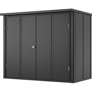 Gardebruk M Tuinhuis 181x162x86cm schuifdeur - metaal - antraciet