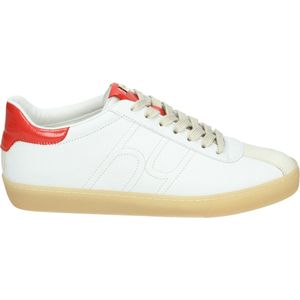 Hogl - 100310 - Lage Sneakers - Wit/Beige - Glad Leer - Rubber Zool
