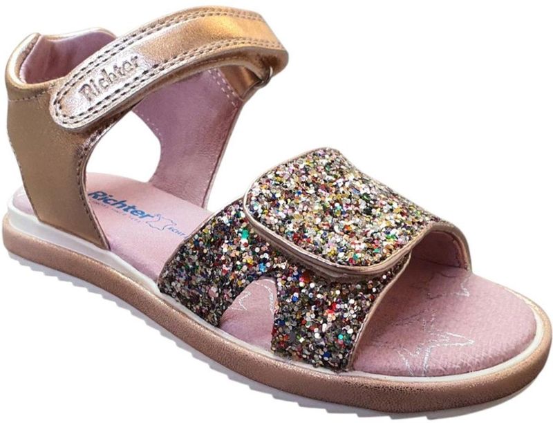 Richter Kinderschoenen, meisjessandalen Romea, zalmon/goud, 26, Salmon Gold, 26 EU