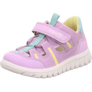 Superfit - Mini Baskets - Sport7 - Violet - Geel - Flexibele Zool