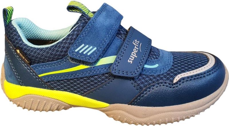 Superfit - Storm Sneakers - Blauw Geel - Gore-Tex