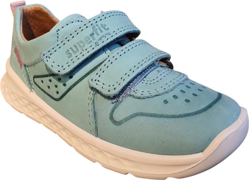 superfit - Breeze - Lage Schoen - Turquoise/Roze - Nubuckleer