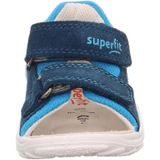 Sandalen - Color-Blocking - Leer, Mesh, Suède - Velcro Sluiting