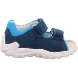 Sandalen - Color-Blocking - Leer, Mesh, Suède - Velcro Sluiting