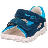 Sandalen - Color-Blocking - Leer, Mesh, Suède - Velcro Sluiting