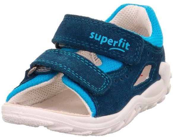 Sandalen - Color-Blocking - Leer, Mesh, Suède - Velcro Sluiting