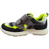 Superfit - Rush - Lage Waterdichte Sneakerschoen - Grijs/Zwart - Leder en Gore-tex