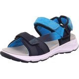 SUPERFIT - Open Schoenen - Marine/Azuur - Sandalen - Profielzolen - Velcro Sluiting