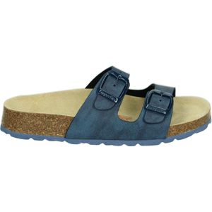 Superfit - 800111 - MeisjesSlippers - Blauw - Synthetisch - Verstelbare Banden
