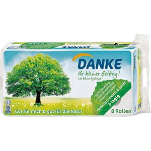 Danke Tissue toiletpapier 3-laags (8rol)